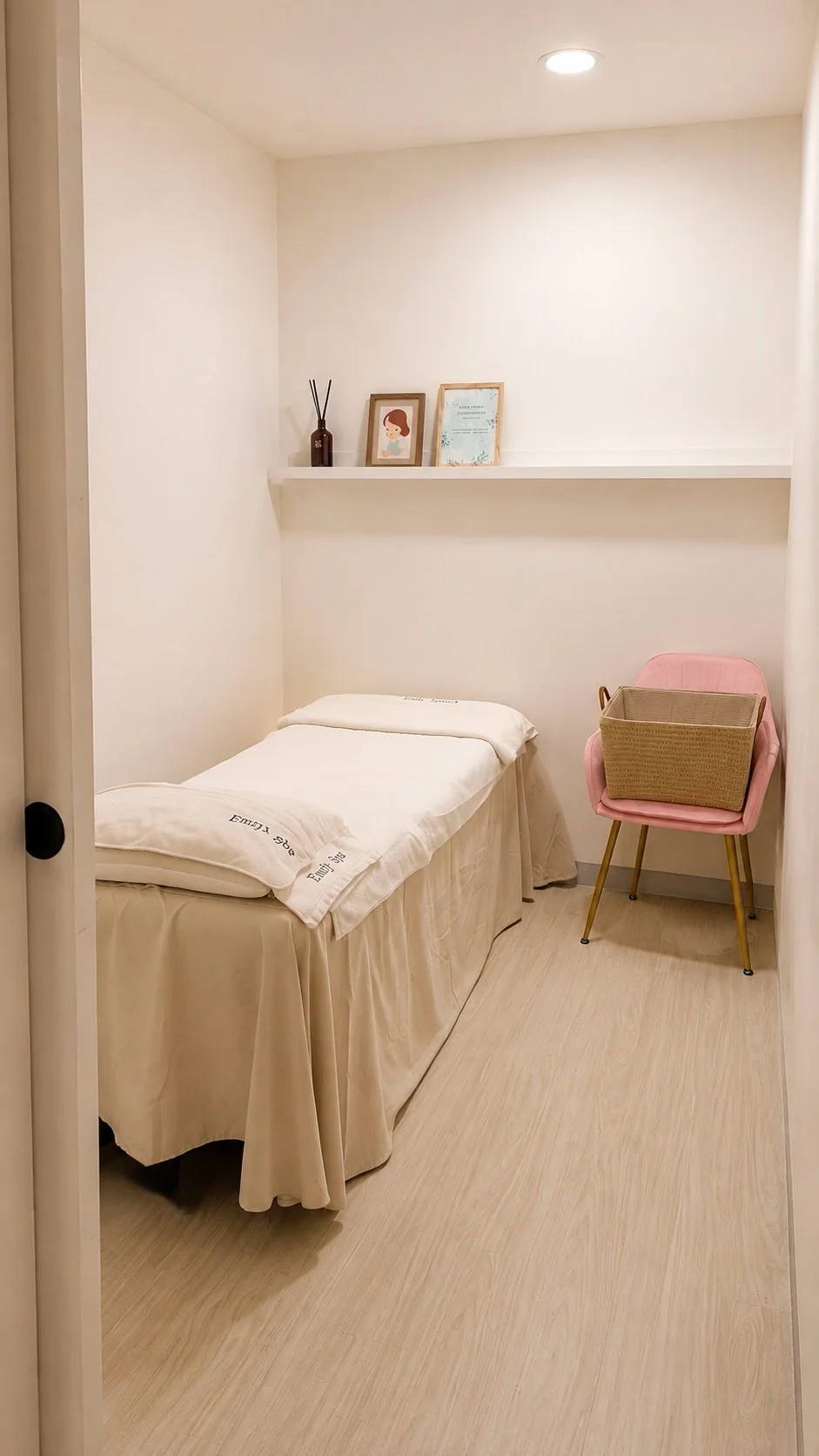 Emily Spa 溫暖舒適的臉部保養室